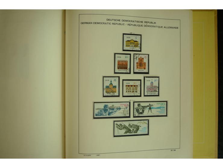 1945/2012, ungebrauchte/postfrische und gestempelte Sammlung, dabei Bizone mit besseren u.a. Mi.-Nr. 93I XG gestempelt mit Fo