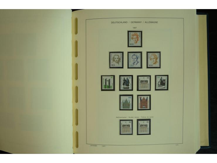 1945/2012, ungebrauchte/postfrische und gestempelte Sammlung, dabei Bizone mit besseren u.a. Mi.-Nr. 93I XG gestempelt mit Fo
