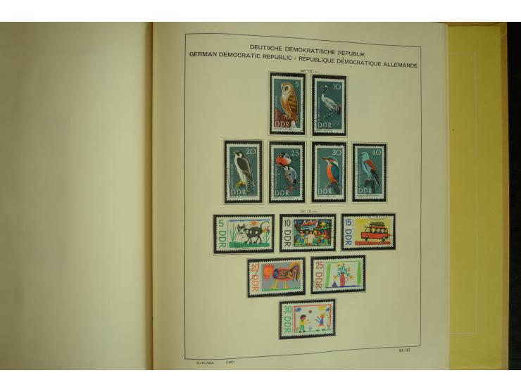 1945/2012, ungebrauchte/postfrische und gestempelte Sammlung, dabei Bizone mit besseren u.a. Mi.-Nr. 93I XG gestempelt mit Fo
