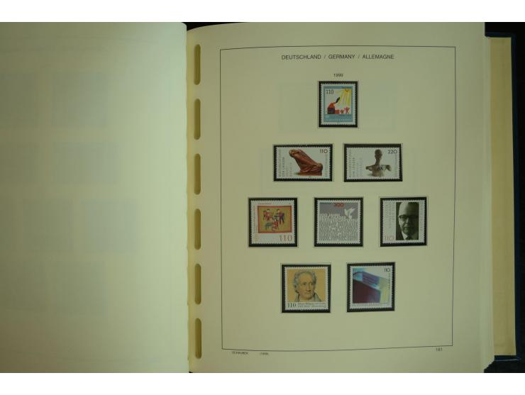 1945/2012, ungebrauchte/postfrische und gestempelte Sammlung, dabei Bizone mit besseren u.a. Mi.-Nr. 93I XG gestempelt mit Fo