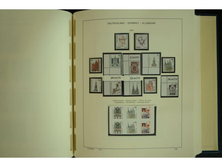 1945/2012, ungebrauchte/postfrische und gestempelte Sammlung, dabei Bizone mit besseren u.a. Mi.-Nr. 93I XG gestempelt mit Fo