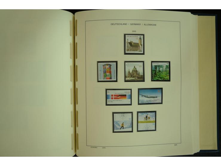 1945/2012, ungebrauchte/postfrische und gestempelte Sammlung, dabei Bizone mit besseren u.a. Mi.-Nr. 93I XG gestempelt mit Fo