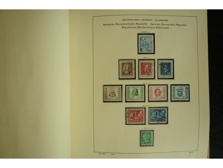 1945/2012, ungebrauchte/postfrische und gestempelte Sammlung, dabei Bizone mit besseren u.a. Mi.-Nr. 93I XG gestempelt mit Fo