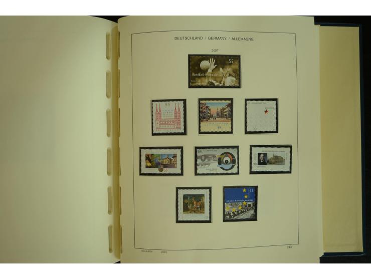1945/2012, ungebrauchte/postfrische und gestempelte Sammlung, dabei Bizone mit besseren u.a. Mi.-Nr. 93I XG gestempelt mit Fo