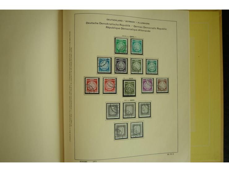 1945/2012, ungebrauchte/postfrische und gestempelte Sammlung, dabei Bizone mit besseren u.a. Mi.-Nr. 93I XG gestempelt mit Fo
