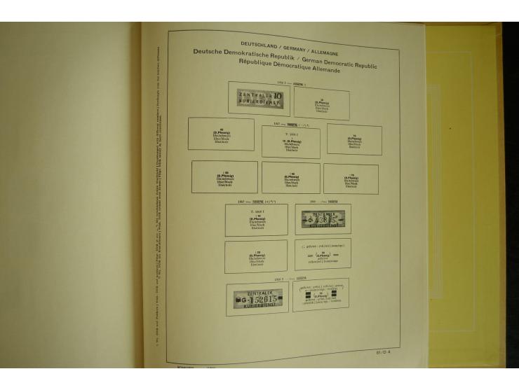 1945/2012, ungebrauchte/postfrische und gestempelte Sammlung, dabei Bizone mit besseren u.a. Mi.-Nr. 93I XG gestempelt mit Fo
