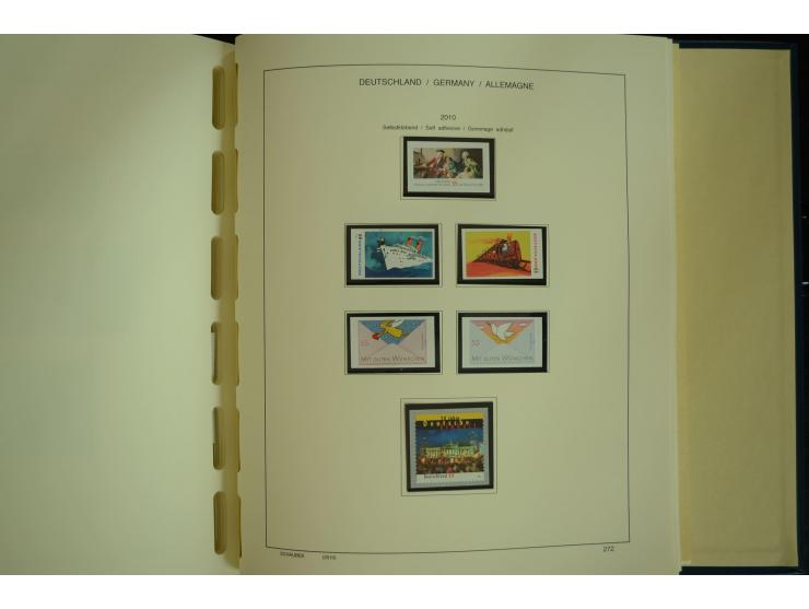 1945/2012, ungebrauchte/postfrische und gestempelte Sammlung, dabei Bizone mit besseren u.a. Mi.-Nr. 93I XG gestempelt mit Fo