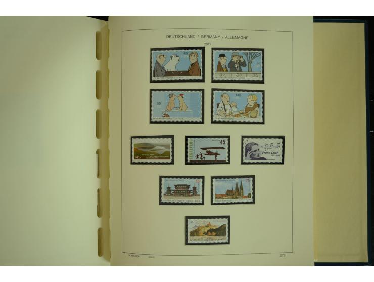 1945/2012, ungebrauchte/postfrische und gestempelte Sammlung, dabei Bizone mit besseren u.a. Mi.-Nr. 93I XG gestempelt mit Fo