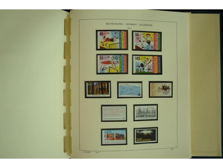 1945/2012, ungebrauchte/postfrische und gestempelte Sammlung, dabei Bizone mit besseren u.a. Mi.-Nr. 93I XG gestempelt mit Fo