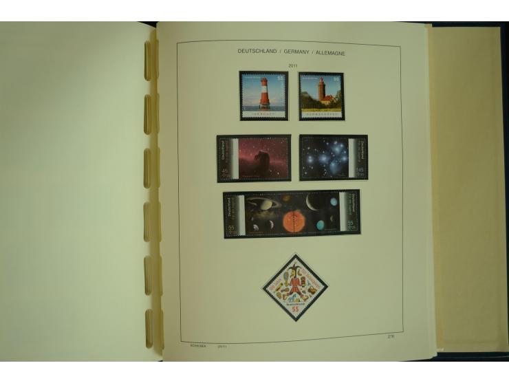 1945/2012, ungebrauchte/postfrische und gestempelte Sammlung, dabei Bizone mit besseren u.a. Mi.-Nr. 93I XG gestempelt mit Fo