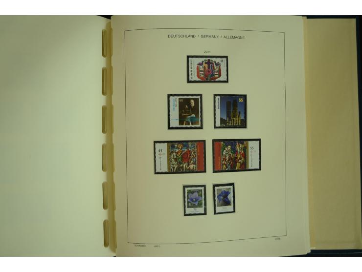 1945/2012, ungebrauchte/postfrische und gestempelte Sammlung, dabei Bizone mit besseren u.a. Mi.-Nr. 93I XG gestempelt mit Fo