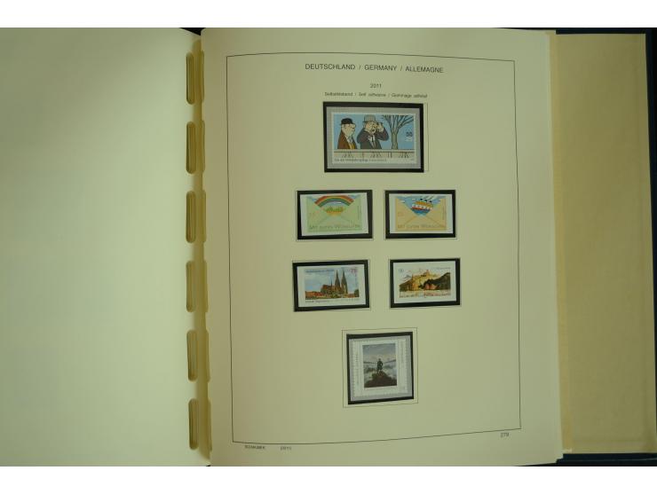 1945/2012, ungebrauchte/postfrische und gestempelte Sammlung, dabei Bizone mit besseren u.a. Mi.-Nr. 93I XG gestempelt mit Fo