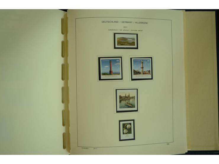 1945/2012, ungebrauchte/postfrische und gestempelte Sammlung, dabei Bizone mit besseren u.a. Mi.-Nr. 93I XG gestempelt mit Fo