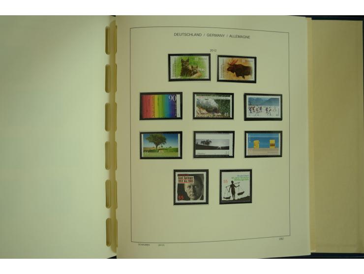 1945/2012, ungebrauchte/postfrische und gestempelte Sammlung, dabei Bizone mit besseren u.a. Mi.-Nr. 93I XG gestempelt mit Fo