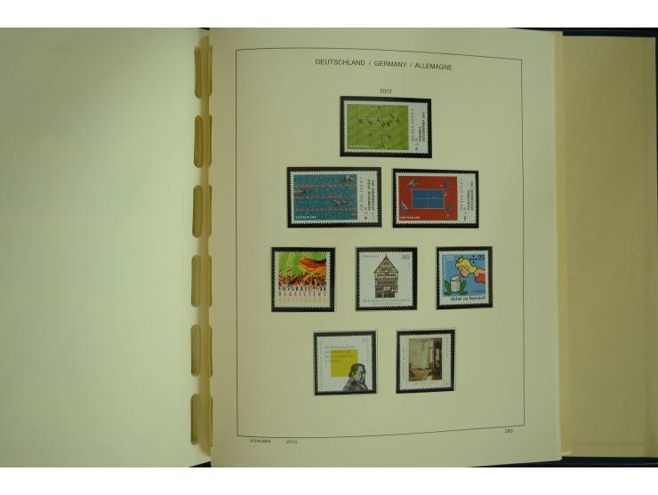 1945/2012, ungebrauchte/postfrische und gestempelte Sammlung, dabei Bizone mit besseren u.a. Mi.-Nr. 93I XG gestempelt mit Fo