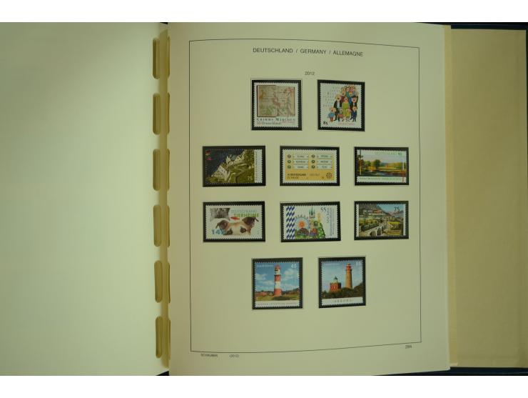 1945/2012, ungebrauchte/postfrische und gestempelte Sammlung, dabei Bizone mit besseren u.a. Mi.-Nr. 93I XG gestempelt mit Fo