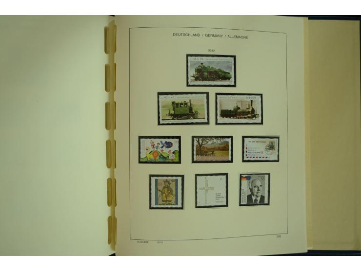 1945/2012, ungebrauchte/postfrische und gestempelte Sammlung, dabei Bizone mit besseren u.a. Mi.-Nr. 93I XG gestempelt mit Fo