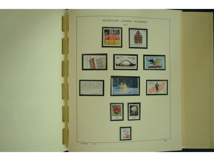 1945/2012, ungebrauchte/postfrische und gestempelte Sammlung, dabei Bizone mit besseren u.a. Mi.-Nr. 93I XG gestempelt mit Fo