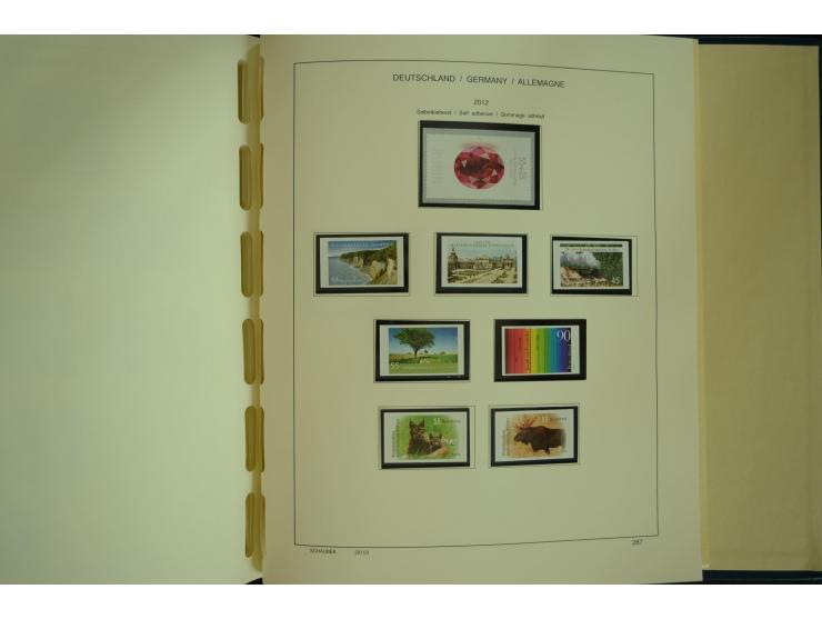 1945/2012, ungebrauchte/postfrische und gestempelte Sammlung, dabei Bizone mit besseren u.a. Mi.-Nr. 93I XG gestempelt mit Fo