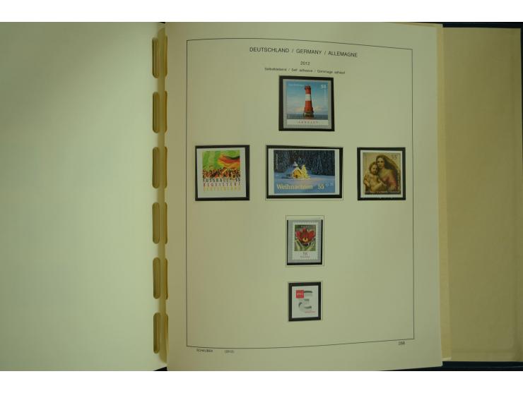 1945/2012, ungebrauchte/postfrische und gestempelte Sammlung, dabei Bizone mit besseren u.a. Mi.-Nr. 93I XG gestempelt mit Fo