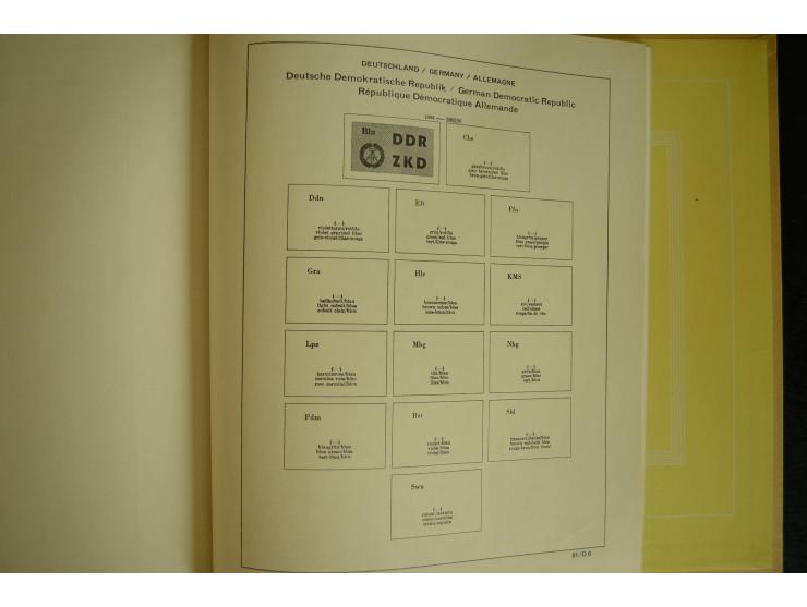 1945/2012, ungebrauchte/postfrische und gestempelte Sammlung, dabei Bizone mit besseren u.a. Mi.-Nr. 93I XG gestempelt mit Fo