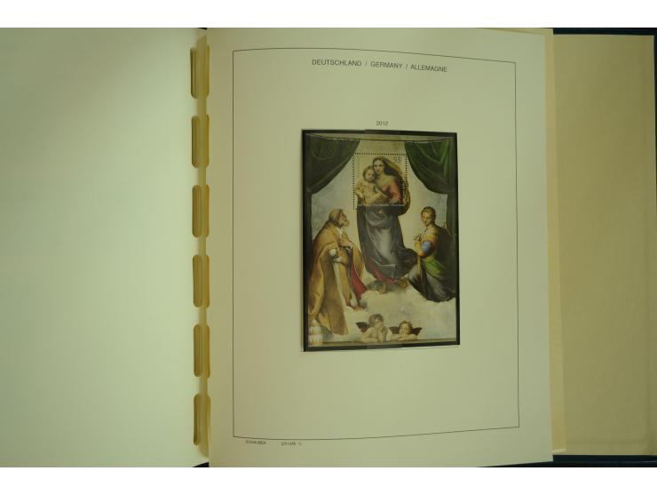 1945/2012, ungebrauchte/postfrische und gestempelte Sammlung, dabei Bizone mit besseren u.a. Mi.-Nr. 93I XG gestempelt mit Fo