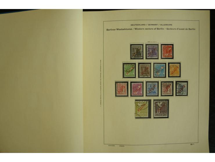 1945/2012, ungebrauchte/postfrische und gestempelte Sammlung, dabei Bizone mit besseren u.a. Mi.-Nr. 93I XG gestempelt mit Fo