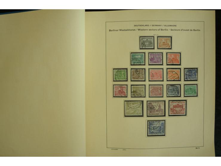 1945/2012, ungebrauchte/postfrische und gestempelte Sammlung, dabei Bizone mit besseren u.a. Mi.-Nr. 93I XG gestempelt mit Fo