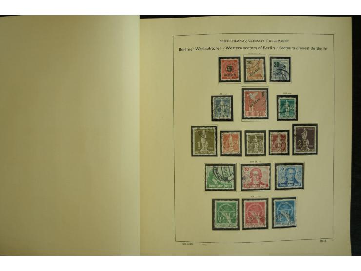 1945/2012, ungebrauchte/postfrische und gestempelte Sammlung, dabei Bizone mit besseren u.a. Mi.-Nr. 93I XG gestempelt mit Fo