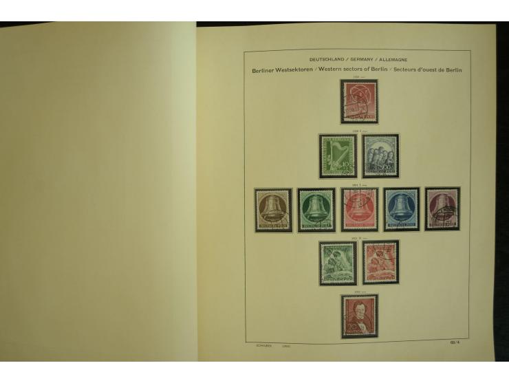 1945/2012, ungebrauchte/postfrische und gestempelte Sammlung, dabei Bizone mit besseren u.a. Mi.-Nr. 93I XG gestempelt mit Fo