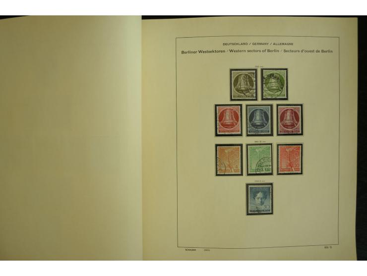 1945/2012, ungebrauchte/postfrische und gestempelte Sammlung, dabei Bizone mit besseren u.a. Mi.-Nr. 93I XG gestempelt mit Fo
