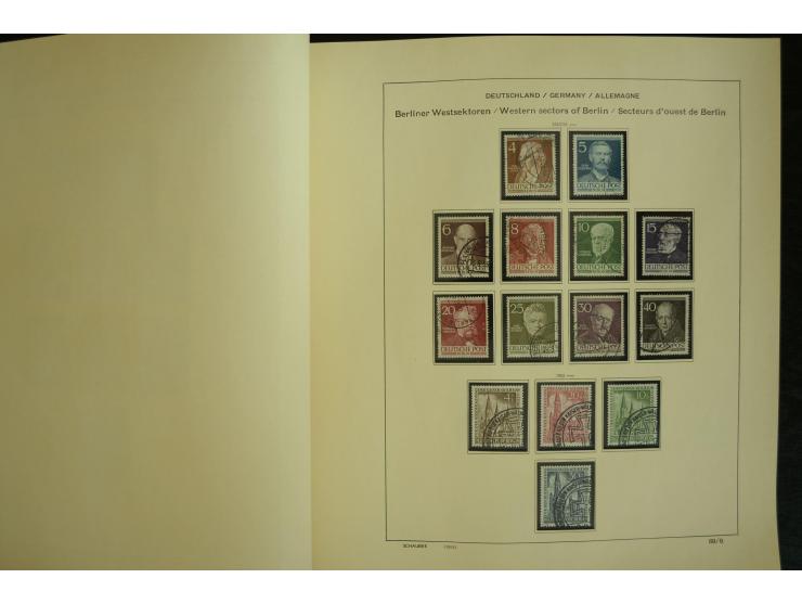 1945/2012, ungebrauchte/postfrische und gestempelte Sammlung, dabei Bizone mit besseren u.a. Mi.-Nr. 93I XG gestempelt mit Fo