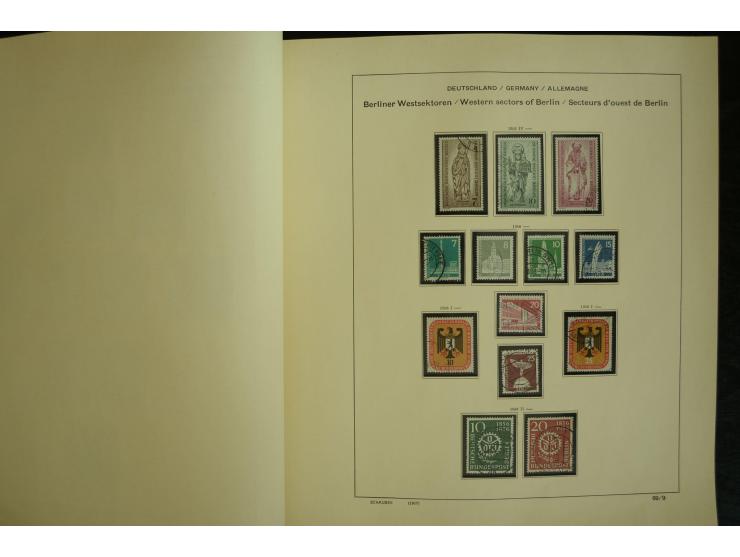 1945/2012, ungebrauchte/postfrische und gestempelte Sammlung, dabei Bizone mit besseren u.a. Mi.-Nr. 93I XG gestempelt mit Fo