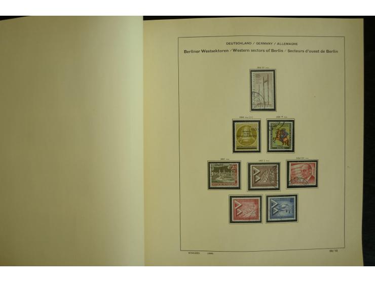 1945/2012, ungebrauchte/postfrische und gestempelte Sammlung, dabei Bizone mit besseren u.a. Mi.-Nr. 93I XG gestempelt mit Fo