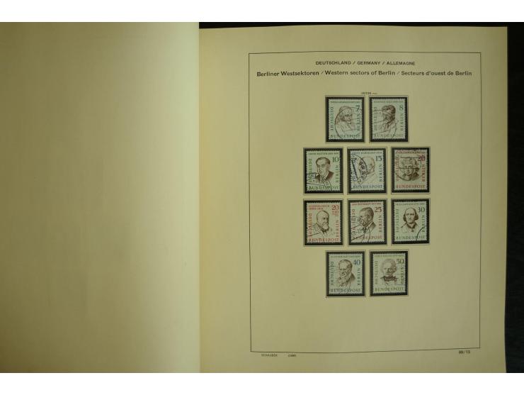 1945/2012, ungebrauchte/postfrische und gestempelte Sammlung, dabei Bizone mit besseren u.a. Mi.-Nr. 93I XG gestempelt mit Fo