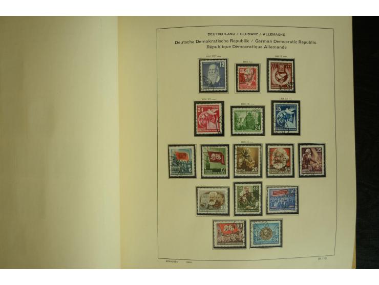 1945/2012, ungebrauchte/postfrische und gestempelte Sammlung, dabei Bizone mit besseren u.a. Mi.-Nr. 93I XG gestempelt mit Fo