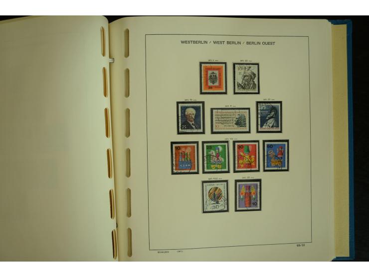 1945/2012, ungebrauchte/postfrische und gestempelte Sammlung, dabei Bizone mit besseren u.a. Mi.-Nr. 93I XG gestempelt mit Fo