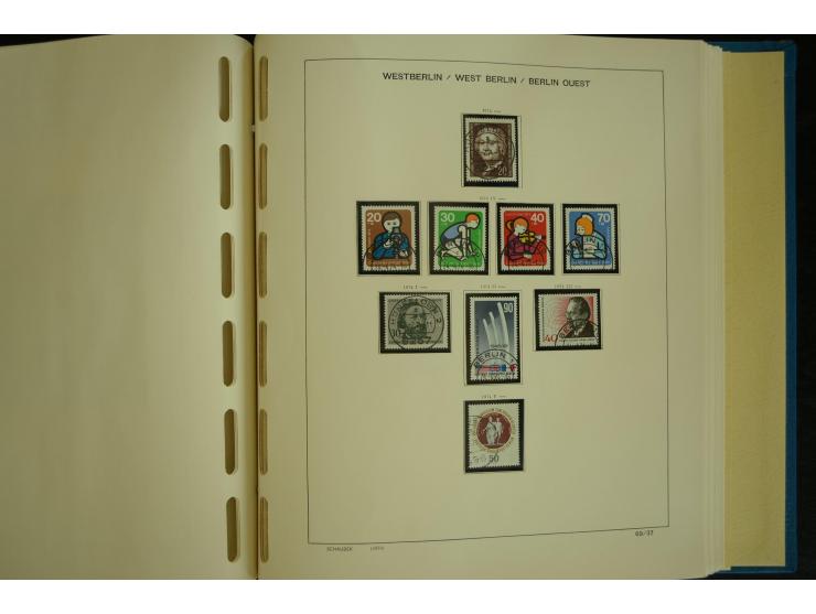 1945/2012, ungebrauchte/postfrische und gestempelte Sammlung, dabei Bizone mit besseren u.a. Mi.-Nr. 93I XG gestempelt mit Fo
