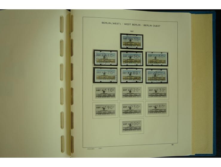 1945/2012, ungebrauchte/postfrische und gestempelte Sammlung, dabei Bizone mit besseren u.a. Mi.-Nr. 93I XG gestempelt mit Fo
