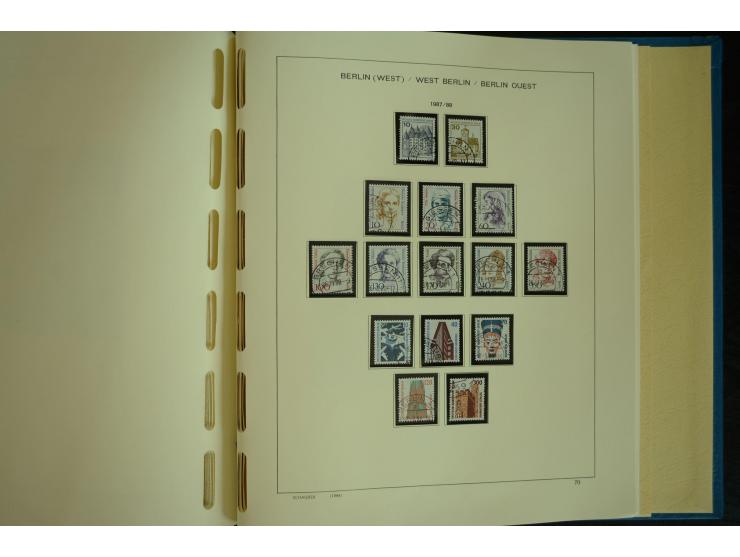 1945/2012, ungebrauchte/postfrische und gestempelte Sammlung, dabei Bizone mit besseren u.a. Mi.-Nr. 93I XG gestempelt mit Fo