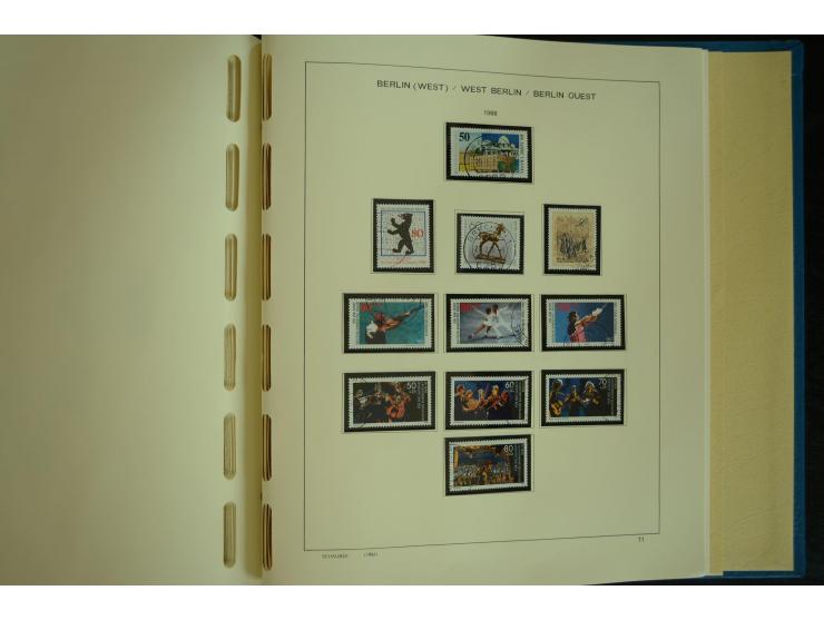 1945/2012, ungebrauchte/postfrische und gestempelte Sammlung, dabei Bizone mit besseren u.a. Mi.-Nr. 93I XG gestempelt mit Fo