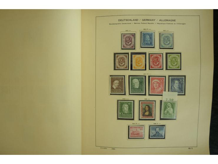 1945/2012, ungebrauchte/postfrische und gestempelte Sammlung, dabei Bizone mit besseren u.a. Mi.-Nr. 93I XG gestempelt mit Fo