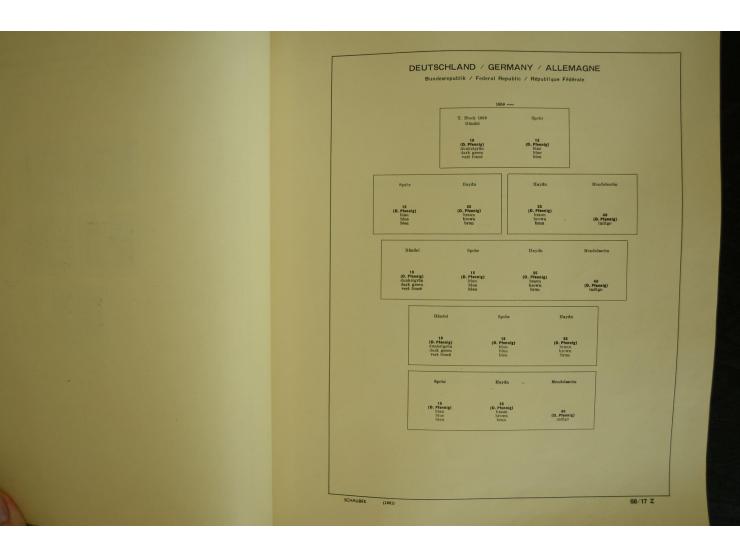 1945/2012, ungebrauchte/postfrische und gestempelte Sammlung, dabei Bizone mit besseren u.a. Mi.-Nr. 93I XG gestempelt mit Fo