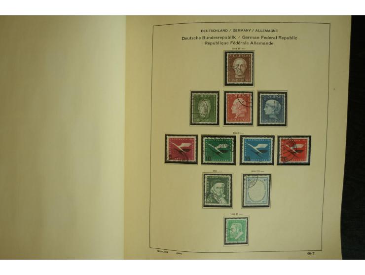 1945/2012, ungebrauchte/postfrische und gestempelte Sammlung, dabei Bizone mit besseren u.a. Mi.-Nr. 93I XG gestempelt mit Fo