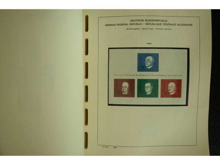 1945/2012, ungebrauchte/postfrische und gestempelte Sammlung, dabei Bizone mit besseren u.a. Mi.-Nr. 93I XG gestempelt mit Fo