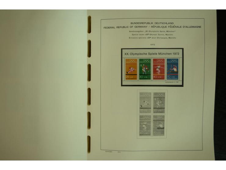 1945/2012, ungebrauchte/postfrische und gestempelte Sammlung, dabei Bizone mit besseren u.a. Mi.-Nr. 93I XG gestempelt mit Fo