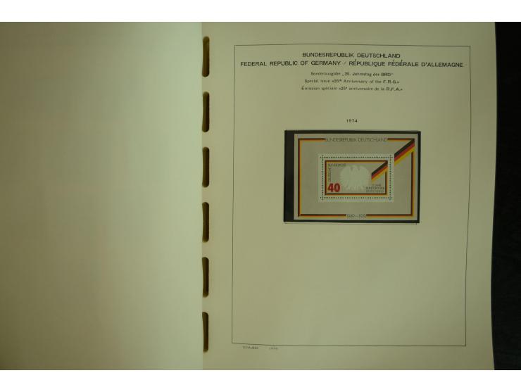 1945/2012, ungebrauchte/postfrische und gestempelte Sammlung, dabei Bizone mit besseren u.a. Mi.-Nr. 93I XG gestempelt mit Fo
