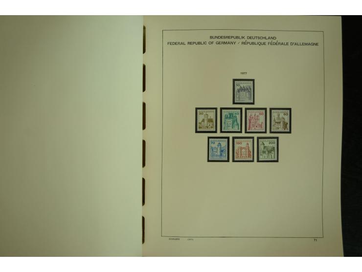1945/2012, ungebrauchte/postfrische und gestempelte Sammlung, dabei Bizone mit besseren u.a. Mi.-Nr. 93I XG gestempelt mit Fo