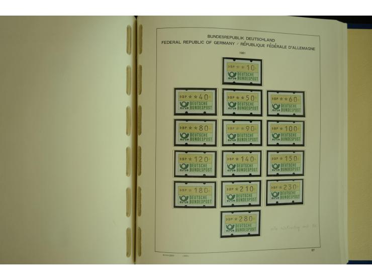 1945/2012, ungebrauchte/postfrische und gestempelte Sammlung, dabei Bizone mit besseren u.a. Mi.-Nr. 93I XG gestempelt mit Fo