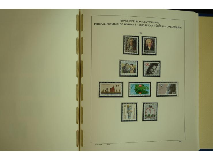 1945/2012, ungebrauchte/postfrische und gestempelte Sammlung, dabei Bizone mit besseren u.a. Mi.-Nr. 93I XG gestempelt mit Fo